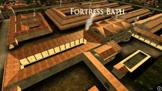 Animation of ancient Roman Fort in Caerleon Wales [upl. by Hu409]