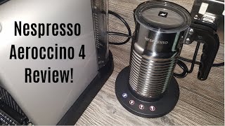 Nespresso Aeroccino 4 Milk Frother Review  Worth upgrading from the Aeroccino 3 [upl. by Ardekahs977]