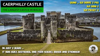 Caerphilly Castle  The Largest in Wales 2nd in Britain [upl. by Oakman]