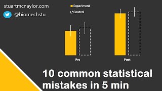 Ten Statistical Mistakes in 5 Min [upl. by Enamrahs308]