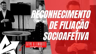 DIREITO DE FAMÍLIA Reconhecimento de filiação socioafetiva [upl. by Ellehcem651]