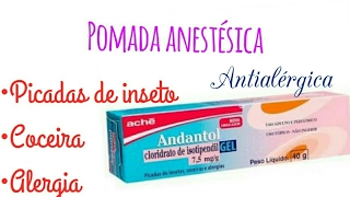 Resenha PomadaAndantol Gel [upl. by Mendelson723]