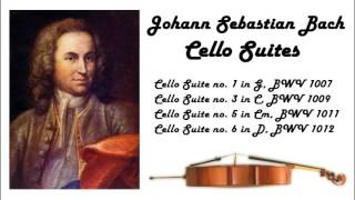 Johann Sebastian Bach  Cello suites in 432 Hz great for reading or studying [upl. by Nueormahc]