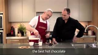 How to make a hot chocolate using an aerolatte milk frother [upl. by Terencio]