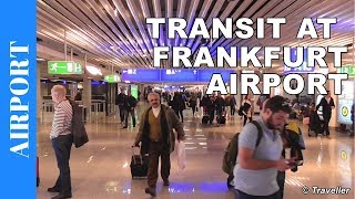 TRANSIT WALK AT FRANKFURT Airport FRA Terminal 1  Connection Flight Transfer Arriving amp Departing [upl. by Eydie]