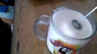 Aerolatte Review Frothing Cold Milk In Under 1 Minute [upl. by Faden]